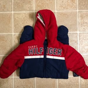 New Tommy Hilfiger baby coat onesie 
6-9 months